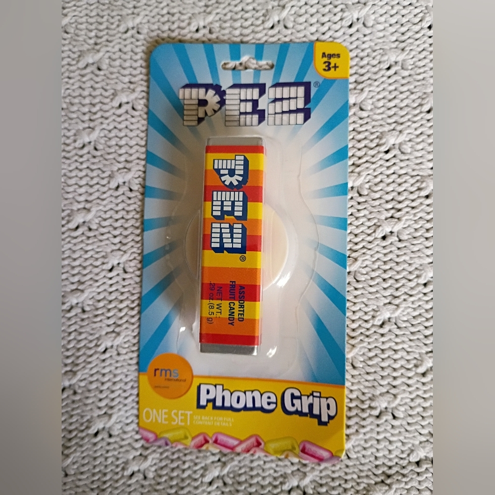 PEZ Phone Grip - Red and Yellow